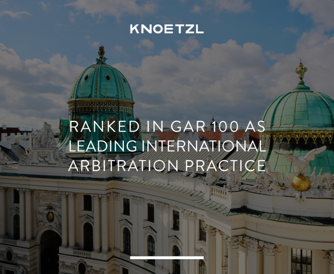GAR 100 Ranking KNOETZL Arbitration